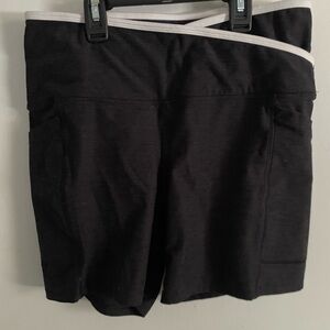 Athletic Works Women's Black and White Athletic Shorts